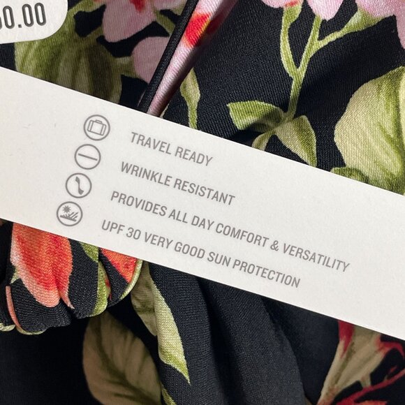 NEW Tommy Bahama Womens XL Petal Of Honor Dress Floral UPF 30 Wrinkle Resistant - Picture 8 of 16